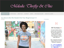 Tablet Screenshot of melodicthriftychic.com
